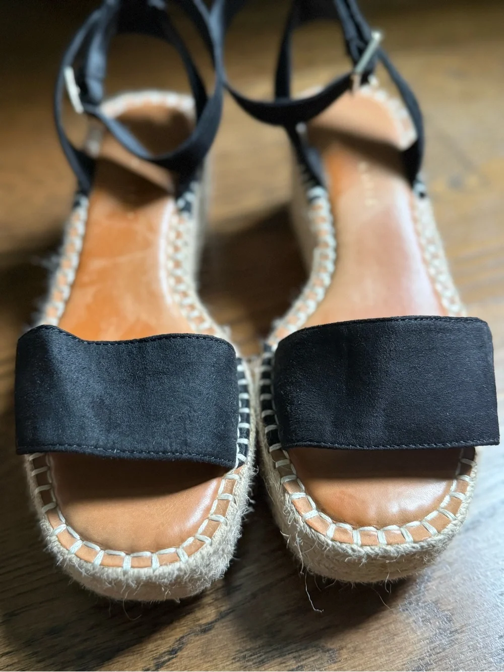 Kelly & Katie Women’s Black low wedge heels.  Worn once.  Women’s size 7.5